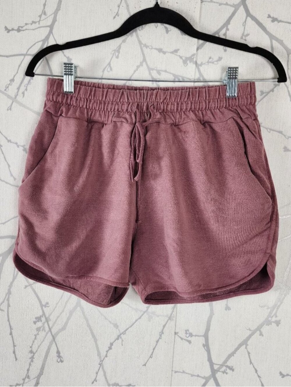 Franc Mauve Tencel Cotton French Terry Athletic Shorts